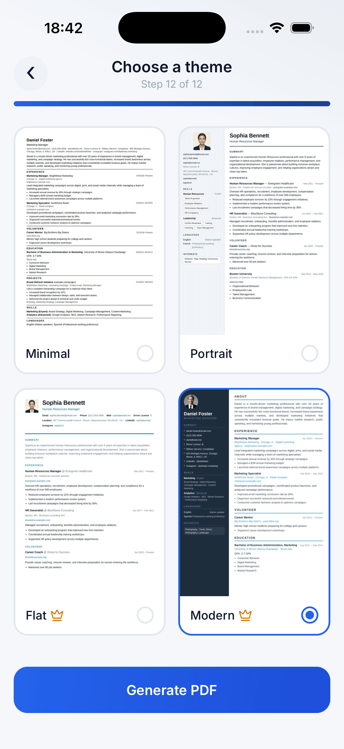 MasterCV - App Screenshot - 1