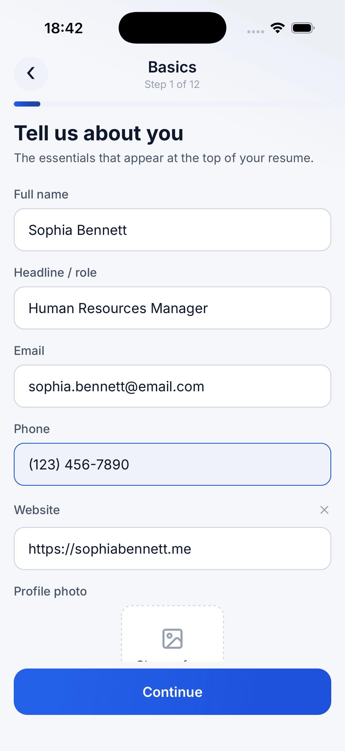 MasterCV - App Screenshot - 2